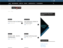 Tablet Screenshot of faildesk.net